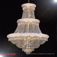 Zhongshan guzhen único plástico candelabro lustre de cristal pingente de luz